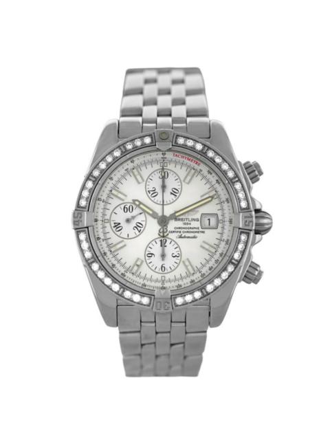 BREITLING Pre-owned Breitling Chronomat Evolution Chronograph Automatic Chronometer Diamond Men's Watch A13356
