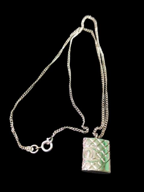 CHANEL Chanel Matelasse Coco Mark Cambon Pendant Silver Metal