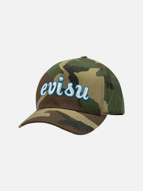 EVISU LOGO EMBROIDERY CAMO HAT