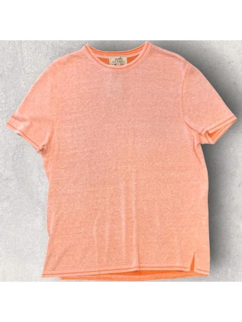Hermès Hermes Peach Tipping Oversize T Shirt