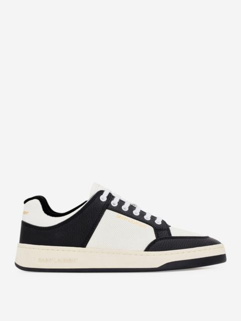 SAINT LAURENT LEATHER SNEAKERS LOGO SL/61