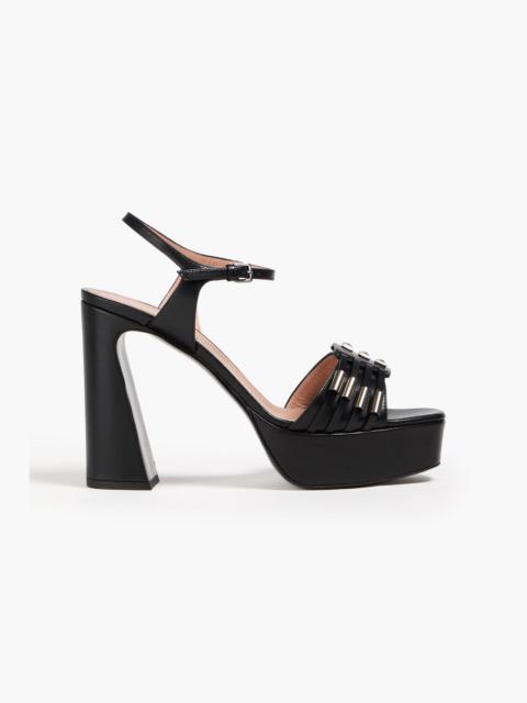Other Designers Studded leather platform sandals