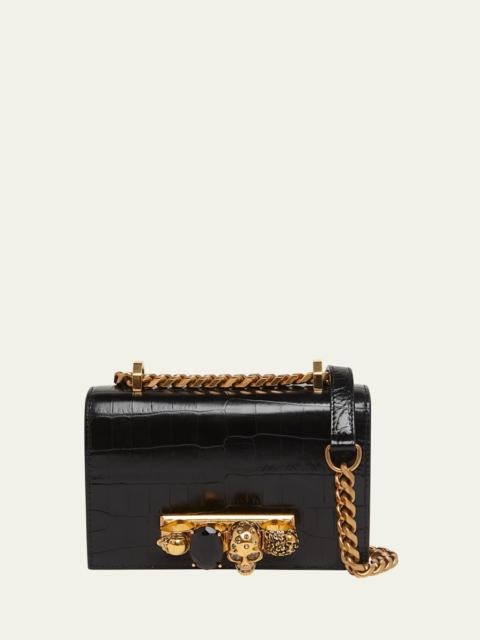Alexander McQueen Mini Jeweled Satchel Bag