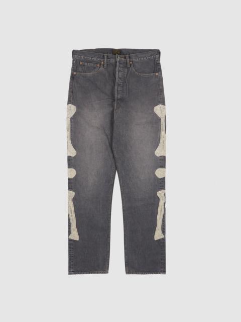 Kapital Kapital Kountry 14oz Black Skeleton Denim