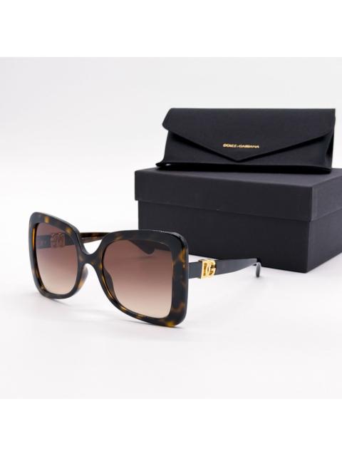 Dolce & Gabbana New Dolce&Gabbana DG6193U 502/13 Brown Women Oversized Sungl