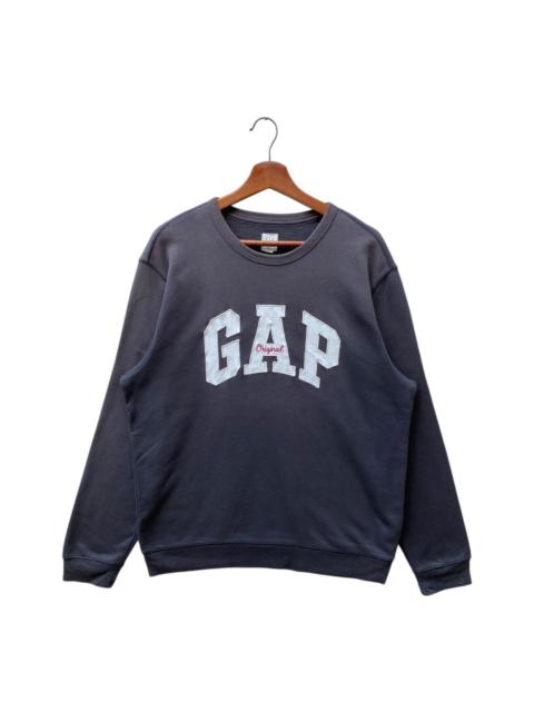 Vintage Gap Original Sweatshirt Spellout Pullover Sun Faded