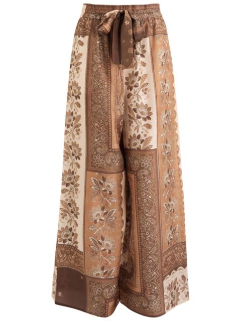Zimmermann Zimmermann Lucky Printed Silk Trousers