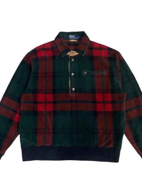 Polo Ralph Lauren Vintage Polo Ralph Lauren Tartan Plaid Half-Snap Pullover