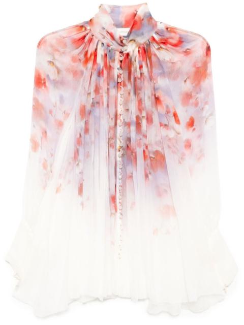 Zimmermann Crush Smock Blouse By Zimmermann