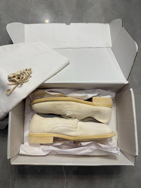 Guidi Guidi 992 white suede shoes