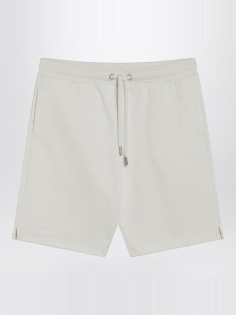AMI Paris Ami De Coeur White Bermuda Shorts