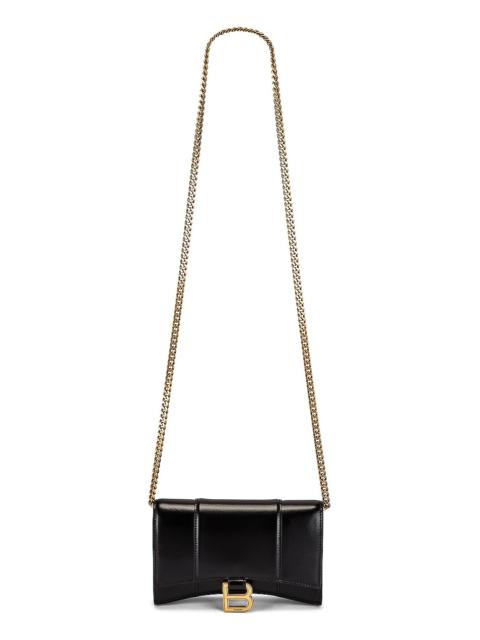 BALENCIAGA Hourglass Wallet On Chain Bag