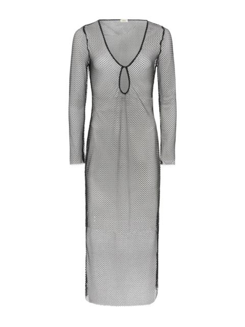 L'AGENCE Sara Mesh Cover-Up Dress