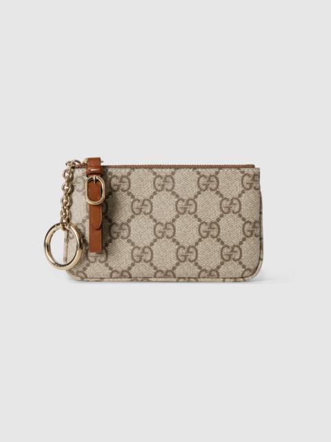 GUCCI GG Emblem key case