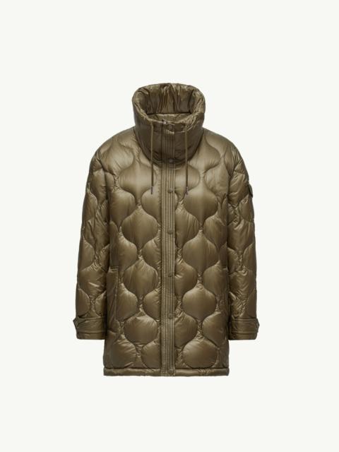 Moncler Lombi Hooded Mid-Length Down Jacket