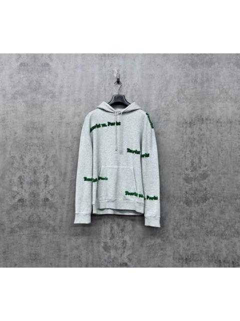 Louis Vuitton Louis Vuitton flocked logo hoodie