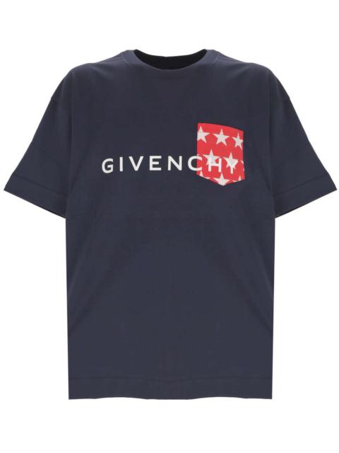 Givenchy Man Deep Blue T Shirt And Polo Bm71 J8