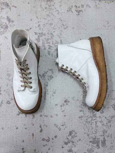 Rick Owens Rick Owens 13FW Mainline Milk Rubber Sole Martin Boots