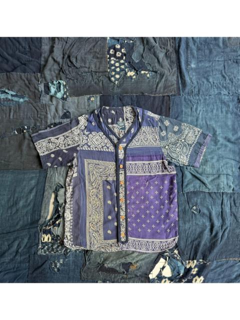 visvim VISVIM 18AW ICT Dugout Shirt S/S (Bandana / Vintage Fabric / Baseball-Style Cardigan / Short Sleeve)