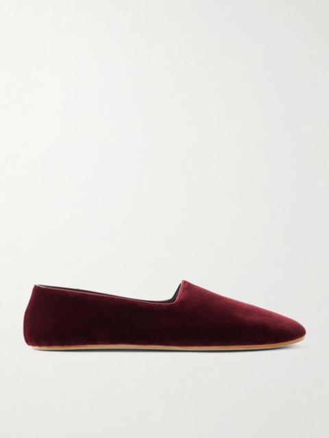 The Row Ponti Velvet Flats