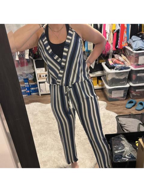 Other Designers Vintage Havana Striped Jumpsuit Romper