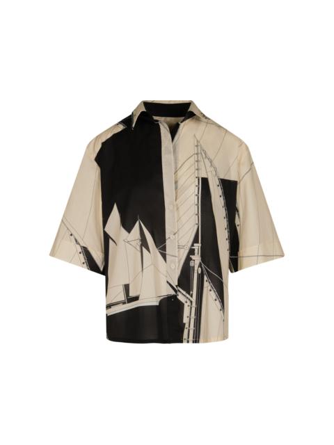 Johanna Ortiz Salty Promises Printed Cotton Shirt print