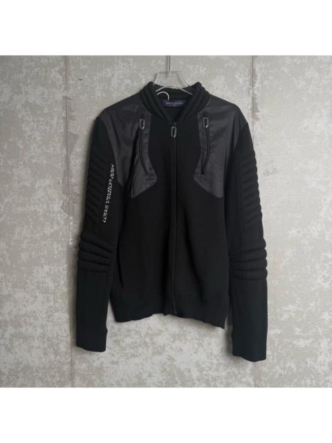 Louis Vuitton Louis Vuitton Black Wool Panel Jacket