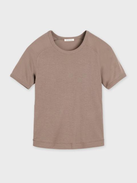 BY MALENE BIRGER T-shirt Alezia Lyocell Chocolate