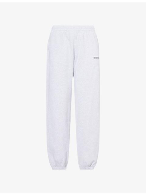 Sporty & Rich Run Club Cotton Jogging Bottoms