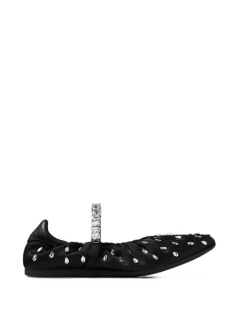 JIMMY CHOO Jimmy Choo Women Jade Leather Ballets