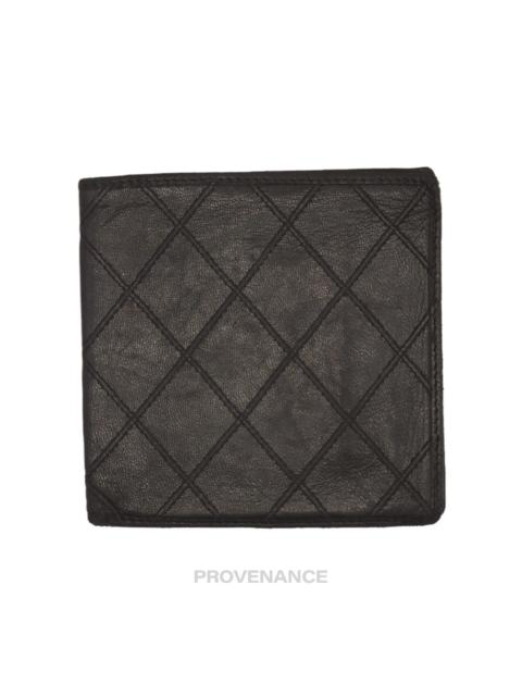 Other Designers Chanel 6CC Bifold Wallet - Black Quilted Calfskin