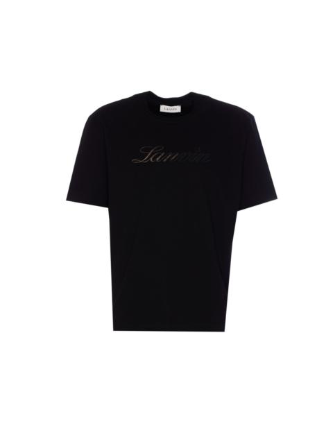 Lanvin Lanvin Men Debossed Lanvin Logo T-Shirt