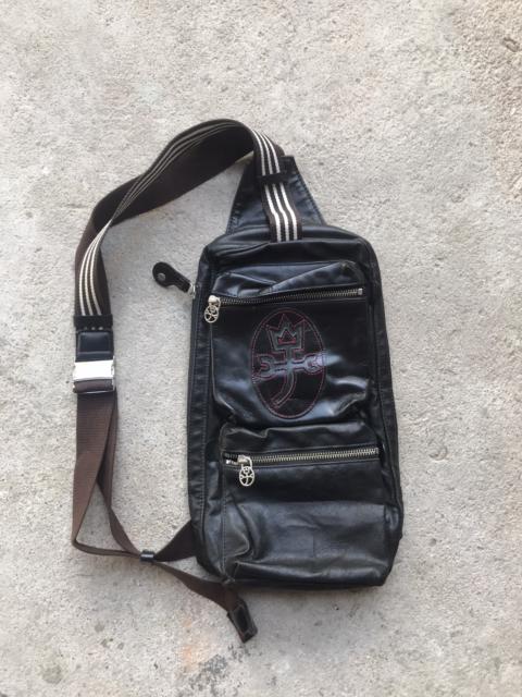 Other Designers Leather - Castelbajac Black Crosbody Bag Made In Japan