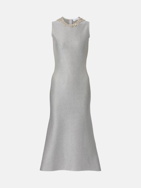 Alexander McQueen Embellished lamé cocktail dress