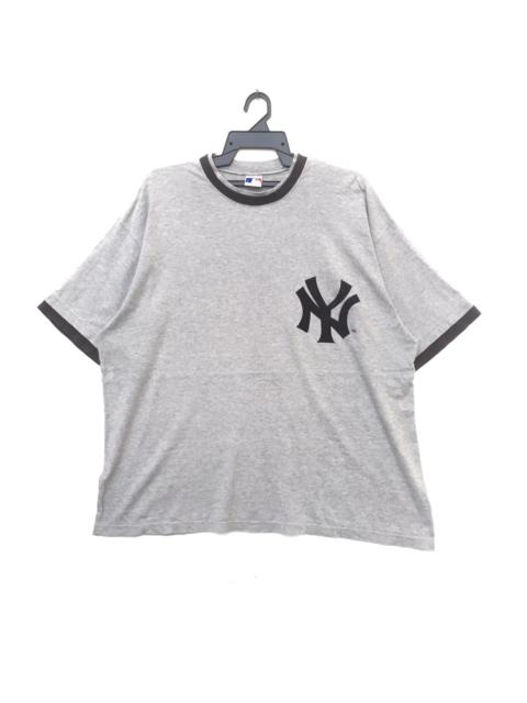 Other Designers Vintage - Vintage 90s New York Yankees NY Big Logo T-Shirt | MLB | XL