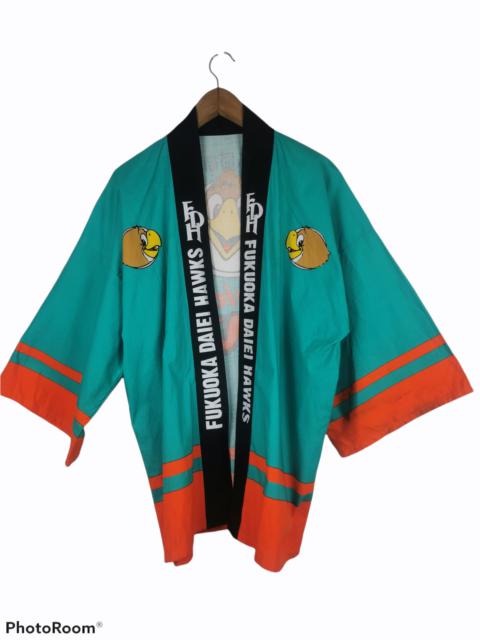 Other Designers Vintage - Y2K Fukuoka Daiei Softbank Hawks Hanten Cardigan Kimono
