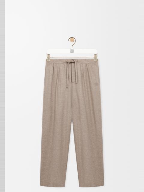 Loewe Drawstring trousers in wool and cashmere