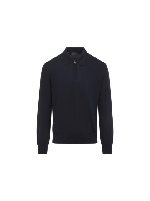 Brioni Brioni Long Sleeves Zip Polo Men