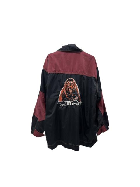 Other Designers Other - 90’s Bear USA Big Embroid Bear Zipper Jacket