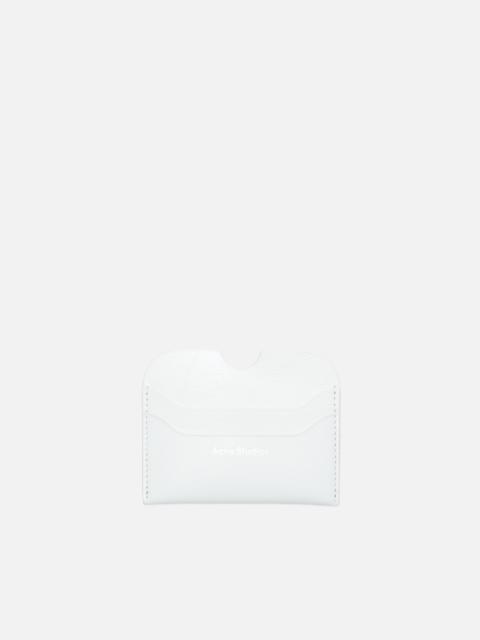 Acne Studios Leather card holder - Cream white