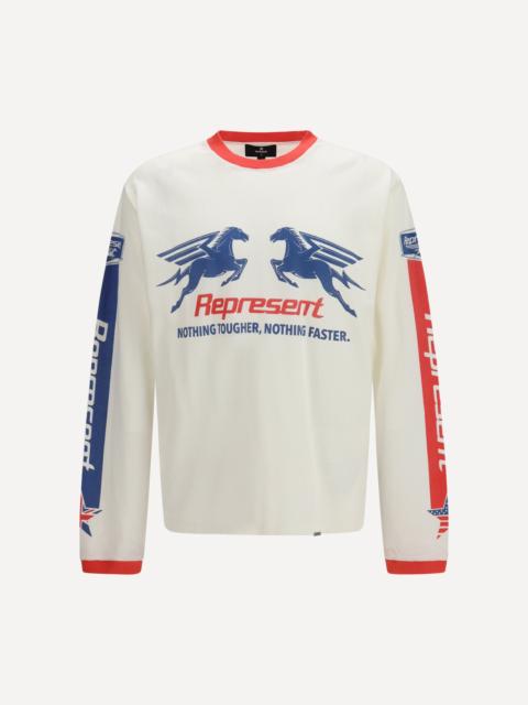 REPRESENT Mesh Pegasus Long Sleeve T-shirt