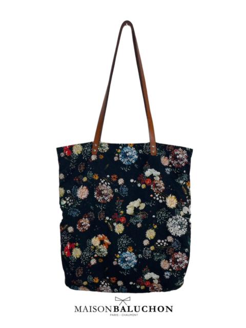 Other Designers Brand - MAISON BALUCHON PARIS FRANCE FLORAL MOTIVE SHOULDER TOTE BAG