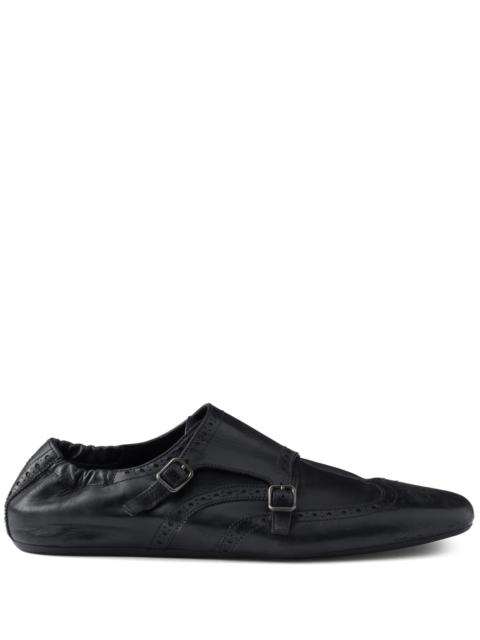 Prada monk-strap loafers