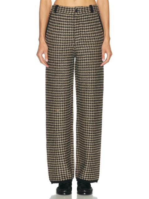 GUEST IN RESIDENCE Houndstooth Tailored Trouser