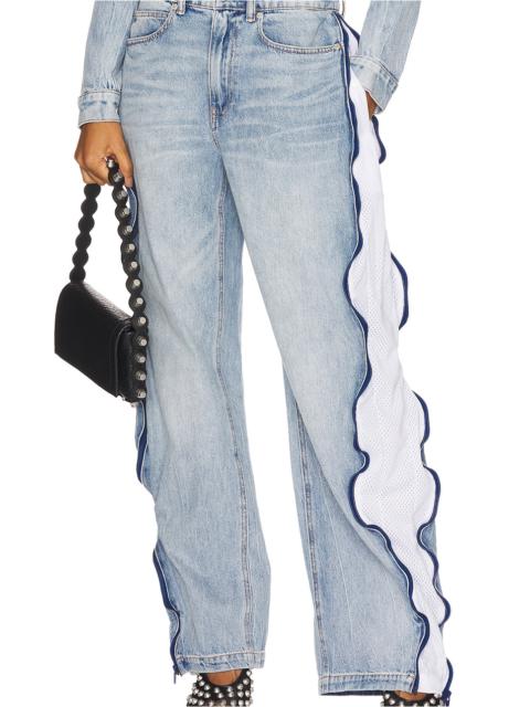 Alexander Wang Curved Zipper Pant