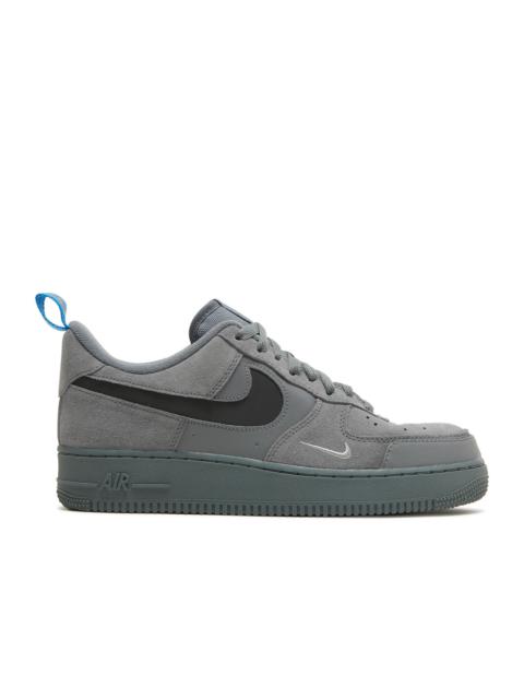 Nike AIR FORCE 1 LOW 'CUT OUT SWOOSH - GREY'