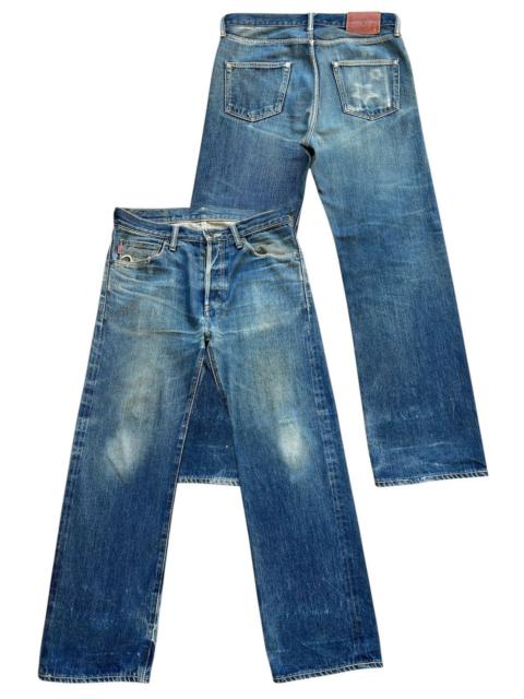 Other Designers Japanese Brand - Vintage Victim Japan Selvedge Distressed Denim Jeans 33x28