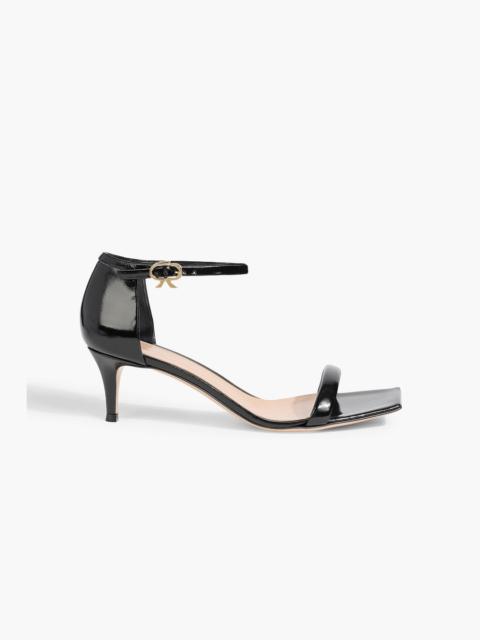 Gianvito Rossi Rhys 55 glossed-leather sandals