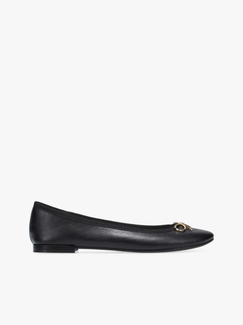 Repetto CENDRILLON SOLE RUBBER BALLET FLATS - METAL BOW