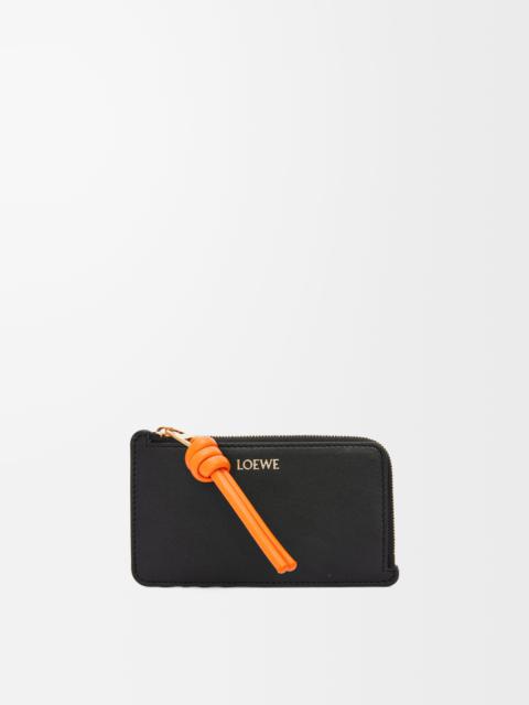 Loewe Knot coin cardholder in shiny nappa calfskin